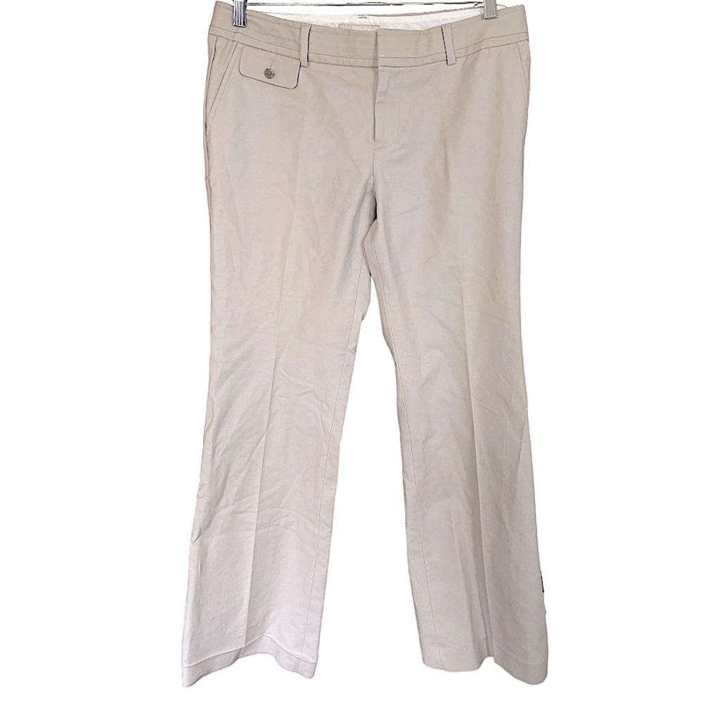Banana Republic Light Tan Ryan Fit Bootcut Pants‎ 10 Short